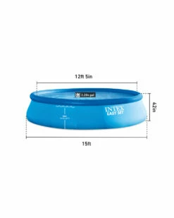 Easy Set® 15' X 42" Inflatable Pool W/ Filter Pump -INTEXCORP Shop 26165EH B07 measure size 2000x2500 9ccac2e 99052.1687302410