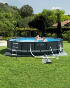 Ultra XTR® Frame Above Ground Pool W/ Sand Filter Pump - 16' X 48" -INTEXCORP Shop 26325EH A03 inuse lifestyle 2000x2500 9ccac2e 46941.1687368414
