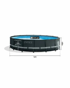 Ultra XTR® Frame Above Ground Pool W/ Sand Filter Pump - 16' X 48" -INTEXCORP Shop 26325EH B07 measure size 2000x2500 9ccac2e 79077.1687364101