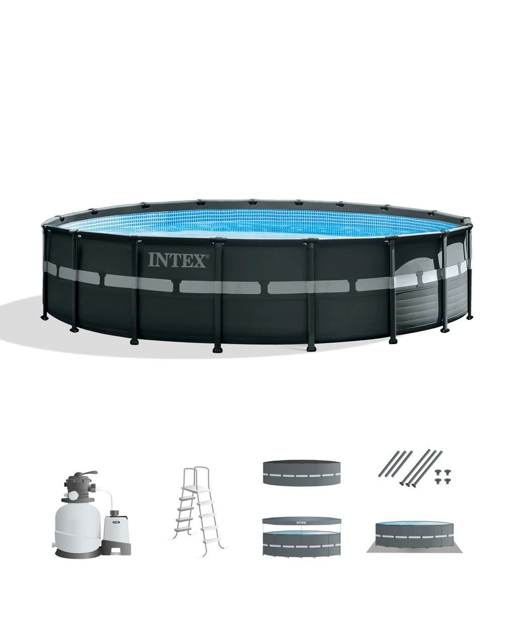 Ultra XTR® Frame Above Ground Pool W/ Sand Filter Pump - 18' X 52" 2 Ultra XTR® Frame Above Ground Pool W/ Sand Filter Pump - 18' X 52" - Image 2