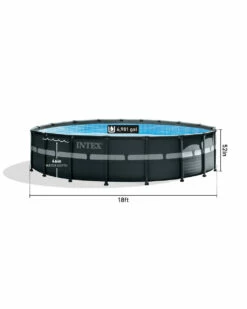 Ultra XTR® Frame Above Ground Pool W/ Sand Filter Pump - 18' X 52" 16 Ultra XTR® Frame Above Ground Pool W/ Sand Filter Pump - 18' X 52" -INTEXCORP Shop 26329EH B07 measure size 27522.1687365596
