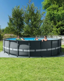 Ultra XTR® Frame Above Ground Pool W/ Sand Filter Pump - 20' X 48" -INTEXCORP Shop 26333EH A03 inuse lifestyle 2000x2500 9ccac2e 78287.1687368519