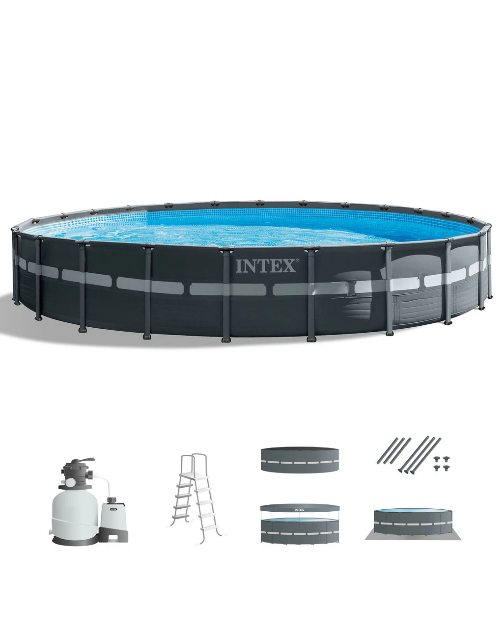 Ultra XTR® Frame Above Ground Pool W/ Sand Filter Pump - 24' X 52" 2 Ultra XTR® Frame Above Ground Pool W/ Sand Filter Pump - 24' X 52" - Image 2