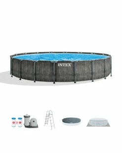 Greywood Prism Frame⢠18' X 48" Above Ground Pool Set