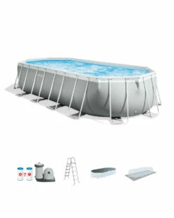 Prism Frame⢠20' X 10' X 48" Oval Above Ground Pool Set