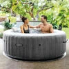 PureSpa™ Greywood Deluxe Inflatable Hot Tub Set - 4 Person
