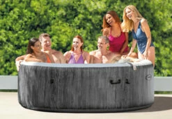 PureSpa™ Greywood Deluxe Inflatable Hot Tub Set - 6 Person -INTEXCORP Shop 28441E 20 49031.1659977380