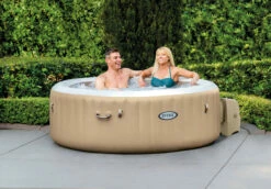 Front Page 14 PureSpa⢠Bubble Massage Inflatable Hot Tub W/ Energy Efficient Cover - 4 Person