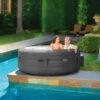 SimpleSpa Bubble Massage Inflatable Hot Tub -- 4 Person