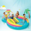 Rainbow Funnel Inflatable Play Center W/ Slide