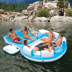 Splash 'N Chill Inflatable Lake Island Float -INTEXCORP Shop 56299EP 6 78882.1659132253