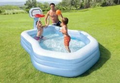 Swim Center® Shootin' Hoops Inflatable Family Pool