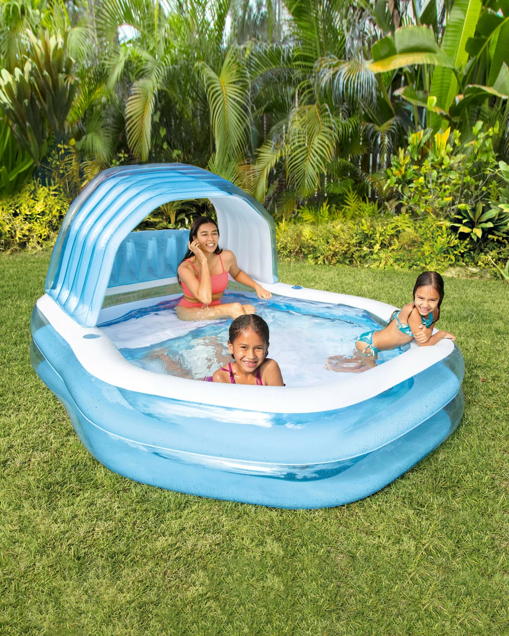 Swim Center® Inflatable Family Sunshade Pool 1 Swim Center® Inflatable Family Sunshade Pool