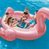 Flamingo Party Inflatable Pool Island Float