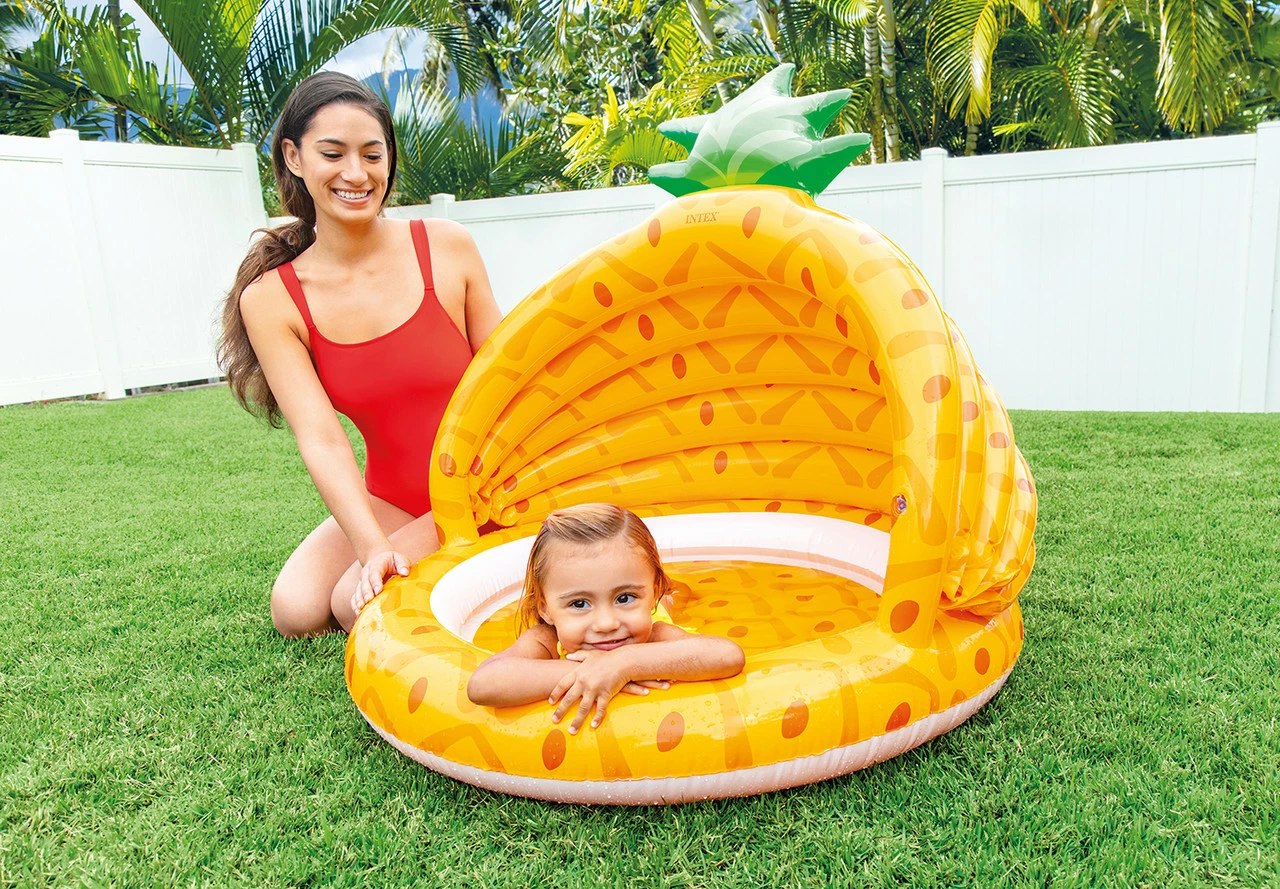 Pineapple Inflatable Kiddie Pool 1 Pineapple Inflatable Kiddie Pool