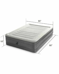 TruAire Air Mattress 18" Queen W/ Built-In Electric Pump -INTEXCORP Shop 64095ED B18 measure size 2000x2500 9ccac2e 64788.1687993921