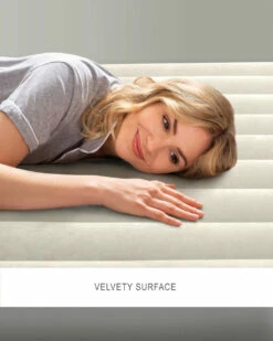 Dura-Beam® Standard Air Mattress 10" Queen (Pump Not Included) -INTEXCORP Shop 64103E B16 Velvet Surface 2000x2500 9ccac2e 04906.1687995251
