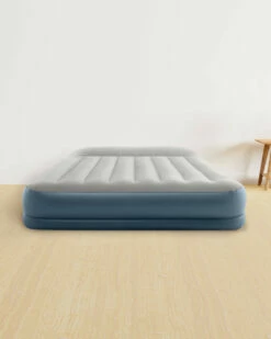 Dura-Beam® Standard Pillow Rest Air Mattress 12" Queen W/ Built-In Electric Pump