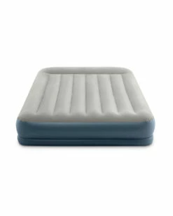 Dura-Beam® Standard Pillow Rest Air Mattress 12" Queen W/ Built-In Electric Pump -INTEXCORP Shop 64117ED A03 front 2000x2500 9ccac2e 14098.1688081276