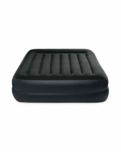 Dura-Beam® Plus Pillow Rest Air Mattress 16.5" Queen W/ Built-In Electric Pump -INTEXCORP Shop 64123ED A03 front 2000x2500 9ccac2e 16156.1688082615