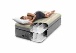 Dura-Beam® Plus Prime Comfort Air Mattress - 20" Twin W/ Built-In Electric Pump -INTEXCORP Shop 64161EP 4 46263.1576864682