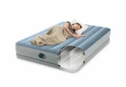 Dura-Beam® Plus Mid-Rise Comfort Air Mattress 14" Queen W/ Built-In Electric Pump -INTEXCORP Shop 64167ED 3 89789.1608679629