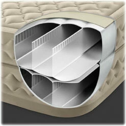 Dura-Beam® Deluxe Supreme Air-Flow Air Mattress 20" Queen W/ Built-In Electric Pump - Tan -INTEXCORP Shop 64465VM 3 39460.1649886593