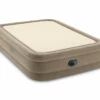 Dura-Beam® Deluxe Thermalux Air Mattress 20" Queen W/ Built-In Electric Pump - Tan