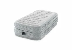Dura-Beam® Deluxe Supreme Air-Flow Air Mattress 20" Twin W/ Built-In Electric Pump -INTEXCORP Shop 64487ED 2 47506.1609877863