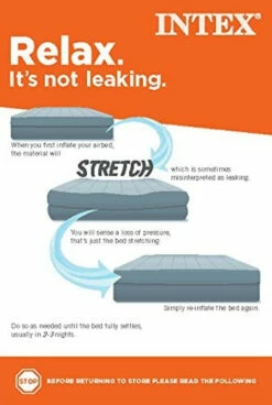 Dura-Beam® Plus Elevated Comfort Air Mattress 16" Queen W/ Built-In Electric Pump 7 Dura-Beam® Plus Elevated Comfort Air Mattress 16" Queen W/ Built-In Electric Pump -INTEXCORP Shop 64717MZ 4 04999.1650577012