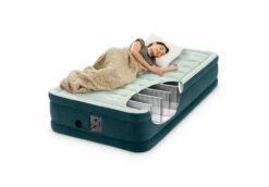 Dura-Beam® Plus Dream Lux Pillowtop Air Mattress - 15" Twin W/ Built-In Electric Pump -INTEXCORP Shop 64741WA 2 87054.1552515116