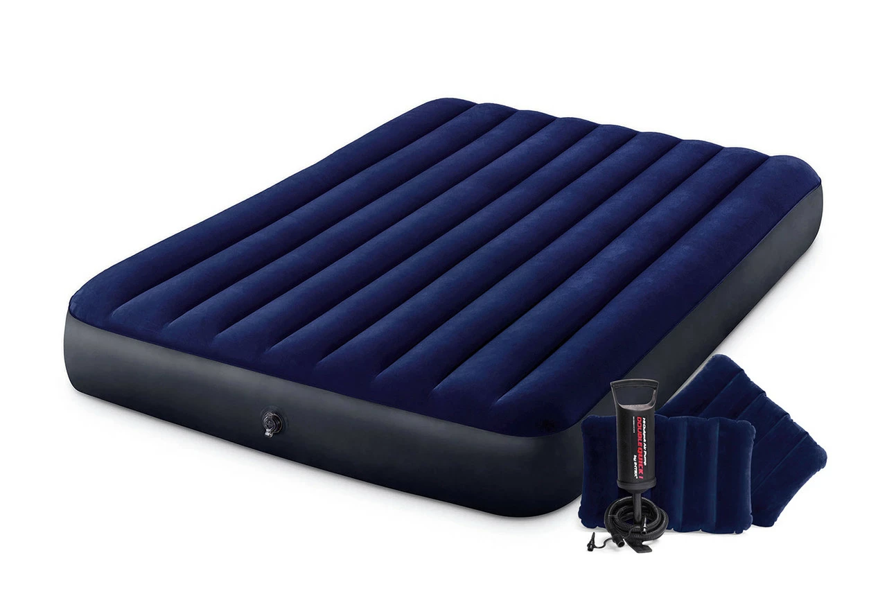 Dura-Beam® Standard Downy Air Mattress 10" Queen W/ Hand Pump 1 Dura-Beam® Standard Downy Air Mattress 10" Queen W/ Hand Pump