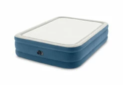 Dura-Beam® Deluxe Thermalux Air Mattress 20" Queen W/ Built-In Electric Pump - Blue 10 Dura-Beam® Deluxe Thermalux Air Mattress 20" Queen W/ Built-In Electric Pump - Blue -INTEXCORP Shop 66197T 2 14679.1649968549