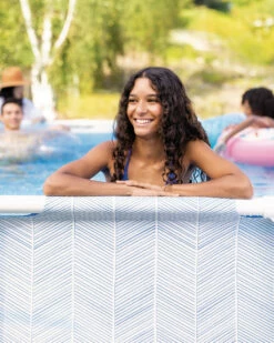 Chevron Prism Frame™ Above Ground Pool Set - 16' X 48" -INTEXCORP Shop Chevron Round D02 lifestyle 2000x2500 c9a23a7 40471.1687564035