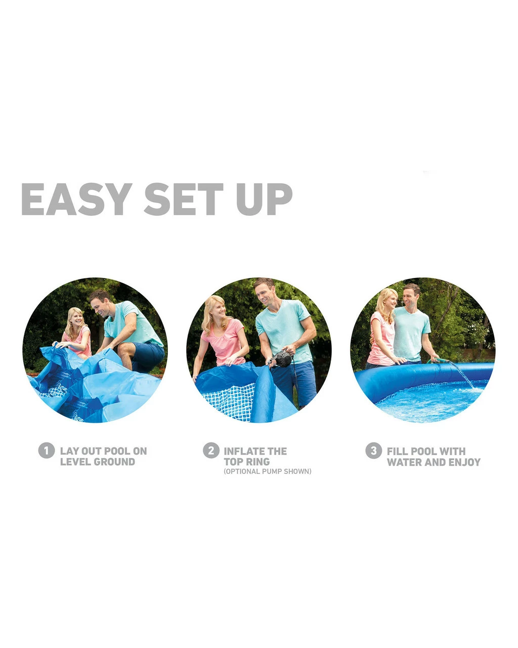 Easy Set® 15' X 33" Inflatable Pool W/ Filter Pump 6 Easy Set® 15' X 33" Inflatable Pool W/ Filter Pump - Image 6