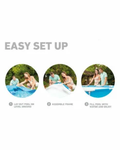 Beachside Metal Frame 10' X 30" Above Ground Pool W/ Filter Pump -INTEXCORP Shop Metal Frame B04 set up 28206 2000x2500 9ccac2e 13964.1687818544