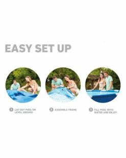 Metal Frame 15' X 48" Above Ground Pool W/ Filter Pump 17 Metal Frame 15' X 48" Above Ground Pool W/ Filter Pump -INTEXCORP Shop Metal Frame B04 set up 57063.1687820581