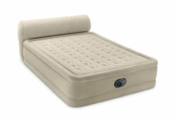 Dura-Beam® Headboard Air Mattress 18" Queen W/ Built-In Electric Pump