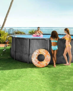 Greywood Prism Frame™ 15' X 48" Above Ground Pool Set -INTEXCORP Shop Prism Frame Greywood D02 lifestyle 2000x2500 9ccac2e 45459.1687552837