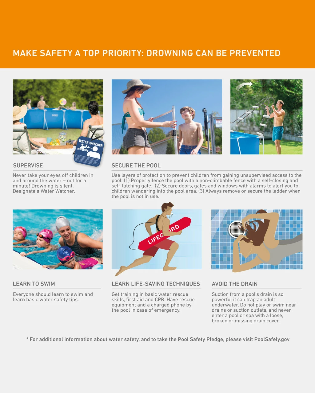 Rectangular Frame Above Ground Pool - 14'9¼" X 7'2⅝" X 33" 7 Rectangular Frame Above Ground Pool - 14'9¼" X 7'2⅝" X 33" - Image 7